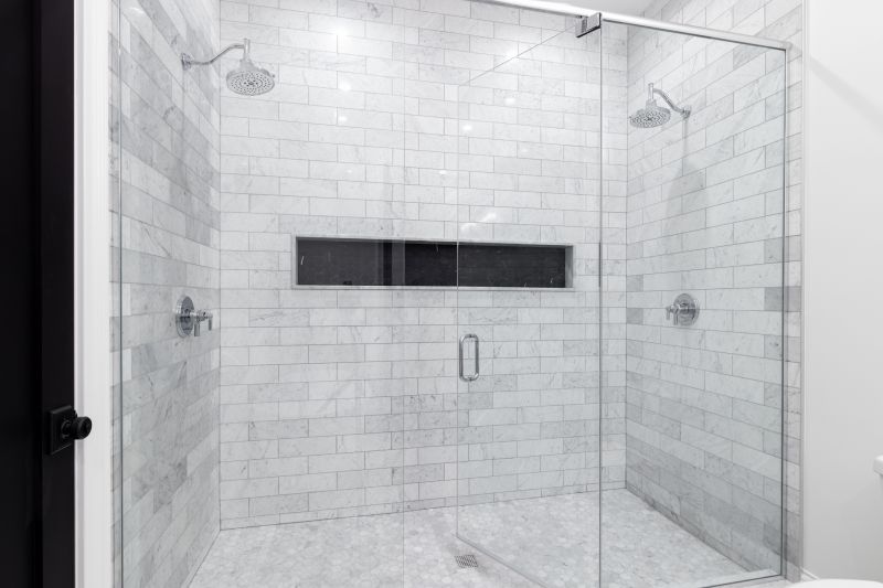 Walk-In Shower with Natural Stone